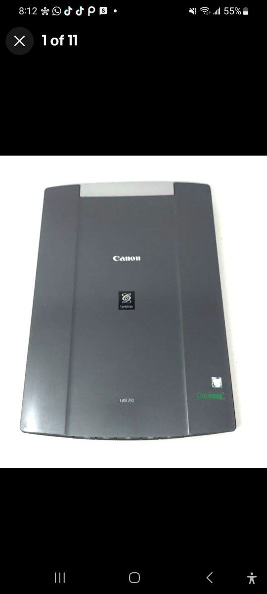 Canon CanoScan Lide 210 USB Color Image Photo Document Scanner