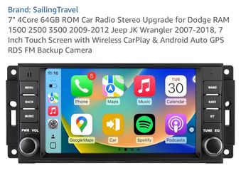 SailingTravel 7" Car Radio Stereo with CarPlay