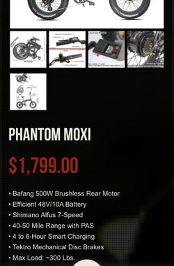 Phantom Moxi e Bikes
