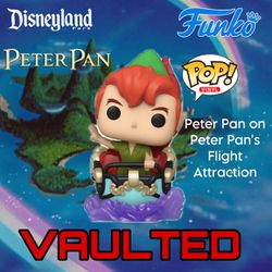 (NEW) Funko POP! Ride: Disneyland 65th Anniversary #25 Peter Pan on Peter Pan’s Flight Attraction (VAULTED)