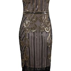 Flapper dress size XL - like new