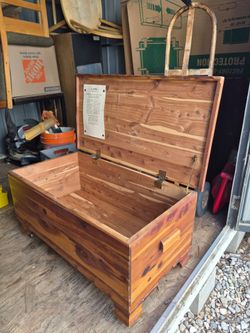 2 Wood chest  and 6 door dresser  for projects