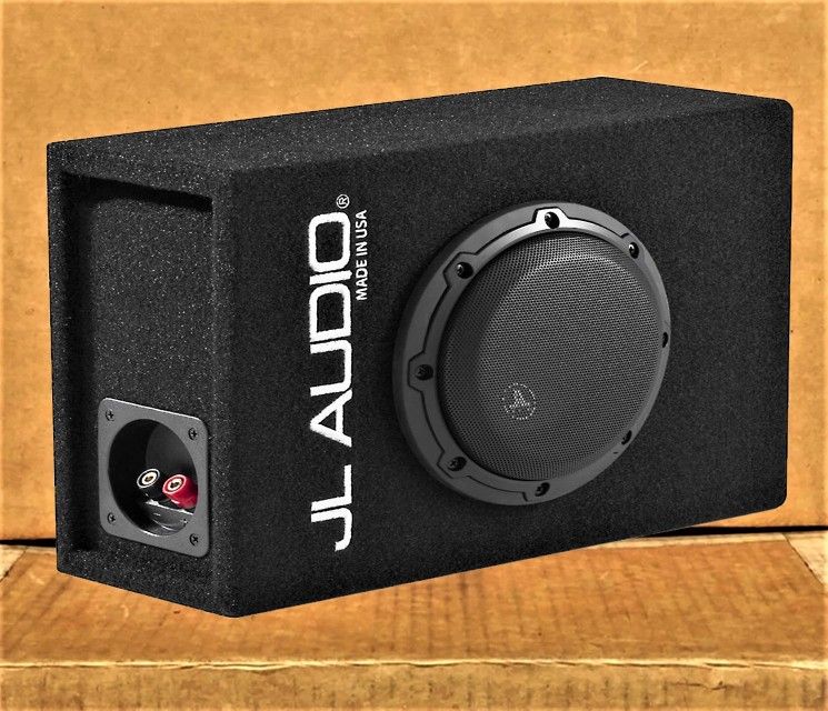 JL Audio CP106LG-W3v3 MicroSub Slot Ported Enclosure 6.5" Subwoofer W3v3 Series 300 Watts 🚨 Payment Options Available 🚨 No Credit Needed 🚨