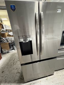 Midea French Door Refrigerator Stainless Steel