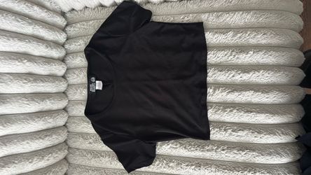 Black Crop Top Size Small