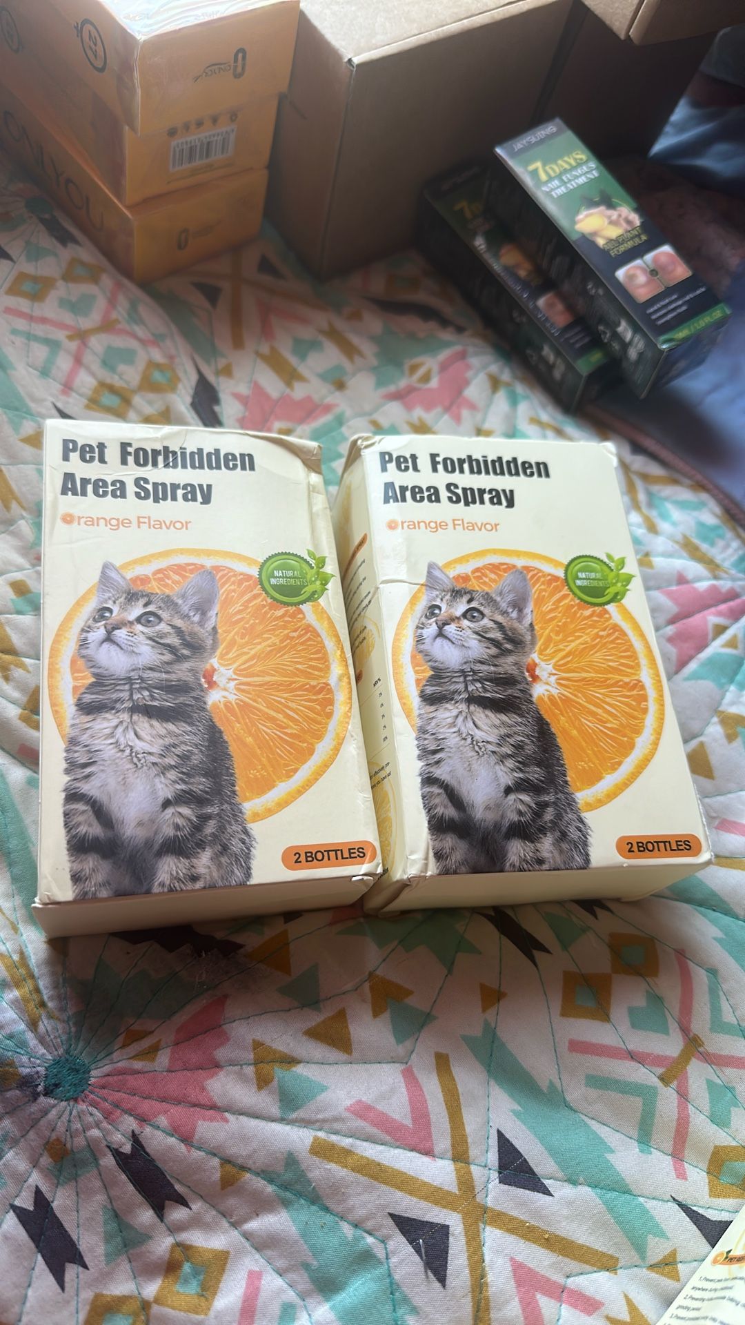 Pet Forbidden Area Spray Two Bottles In Box 100ml Each