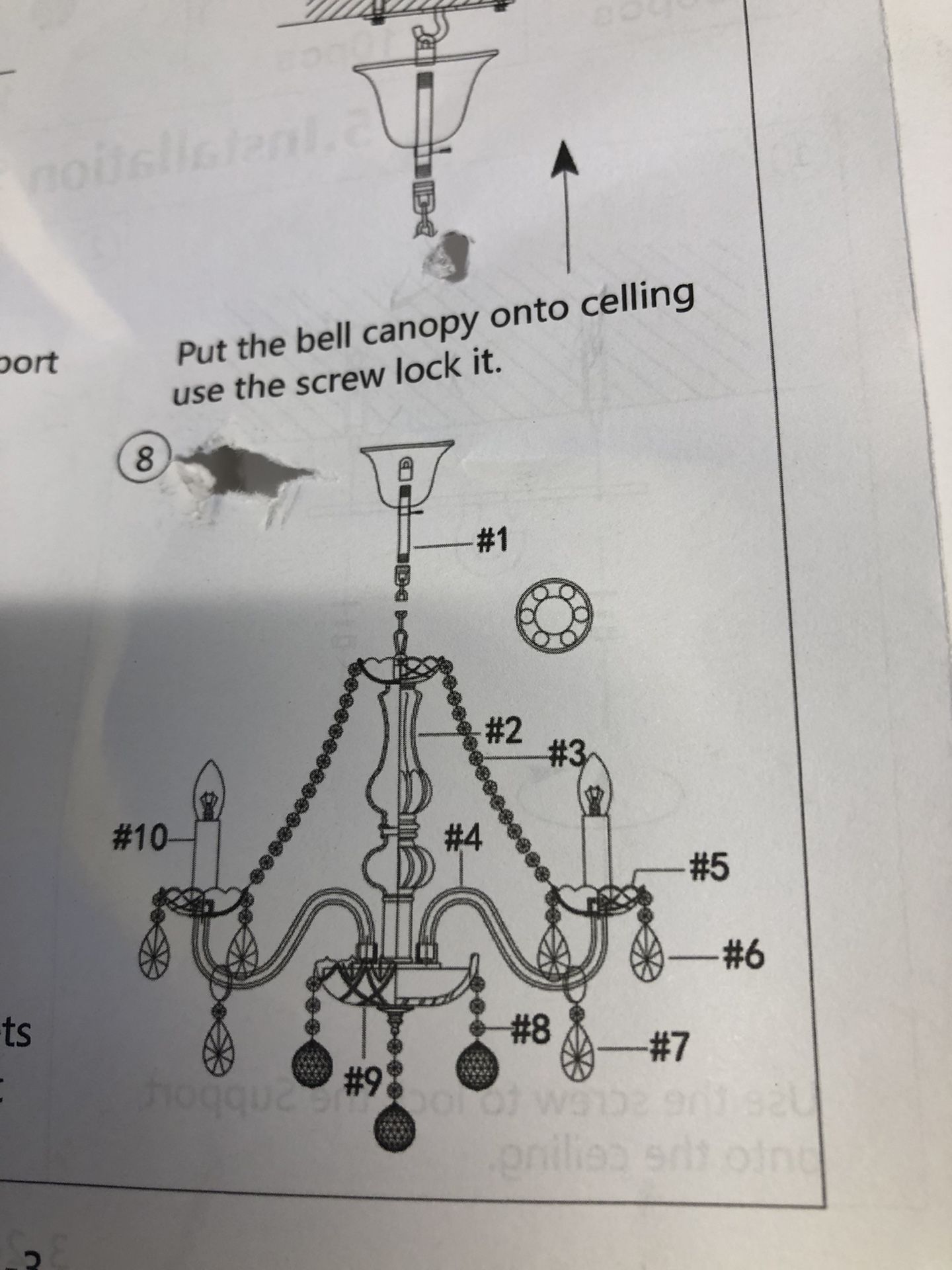 Beautiful chandelier