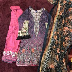 Embroidered Lawn Anaya Brand Boutique Shalwar Kameez Pakistani Clothes Dress Suit Desi Wear