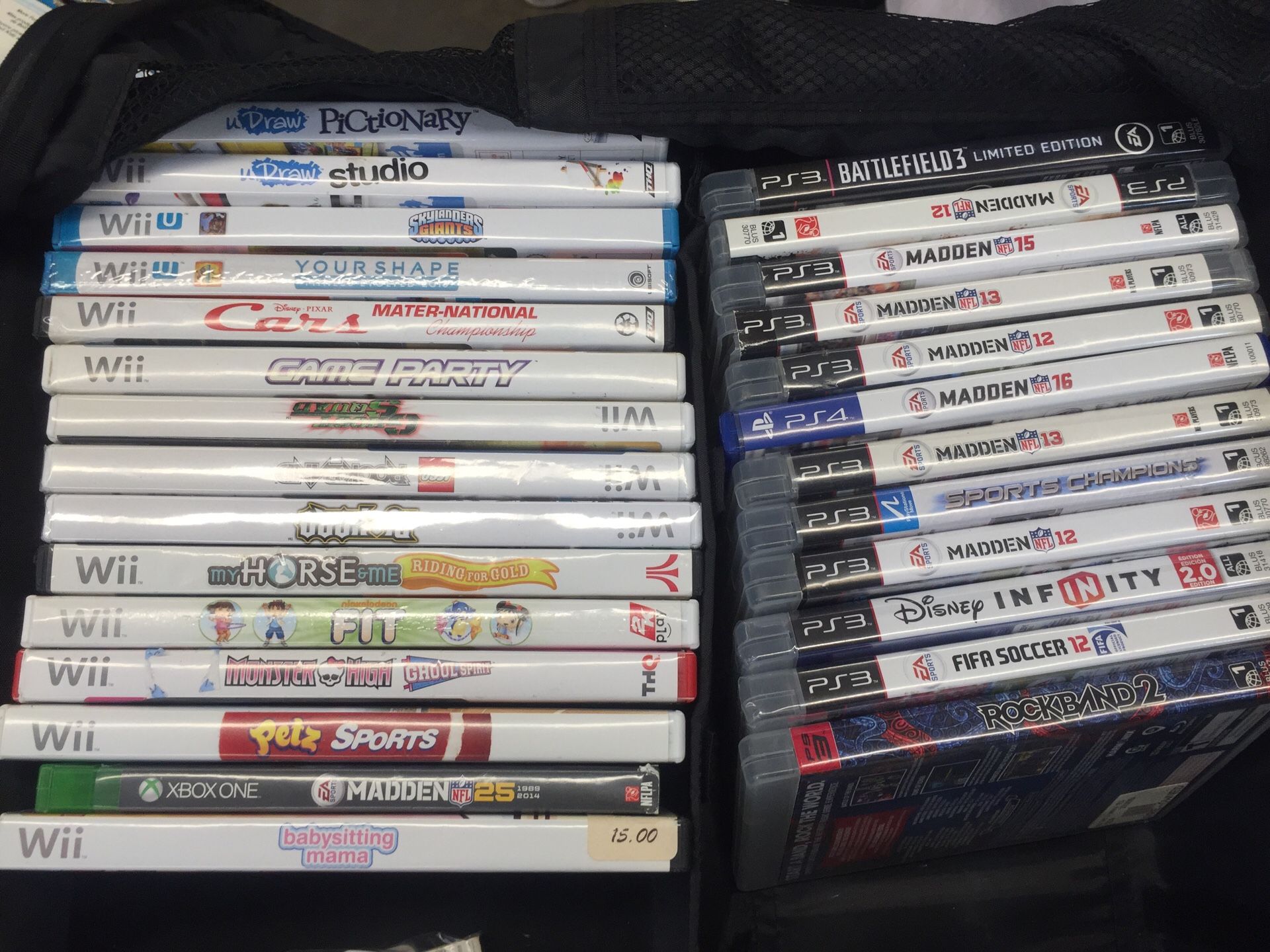 PS3 and ps4 games Nintendo wii lot