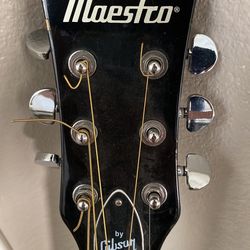 Gibson maestro acoustic guitar for sale deals