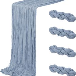Dusty Blue Table Runner