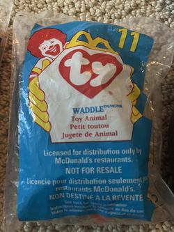 McDonald toy animal Ty beanie baby 