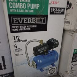 Everbilt
1/2 HP Shallow Well Jet Pump with 6 gal. Tank