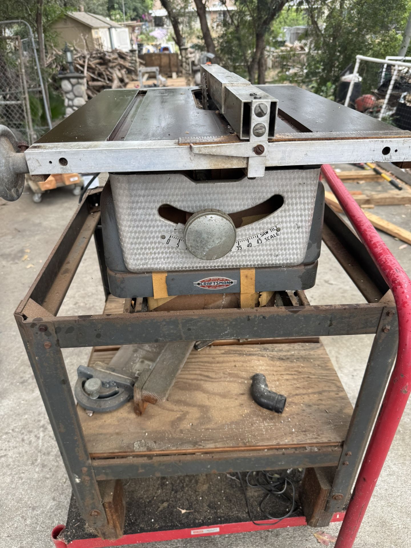 Antique Craftsman Table Saw