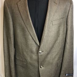 NEW Size 46L Hart Schaffner Marx Blazer Jacket Wool