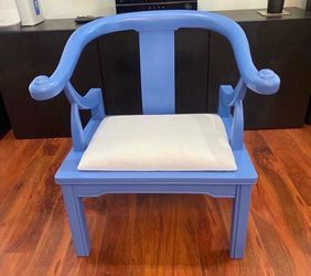 MidCentury Wood Asian Style Arm Chair