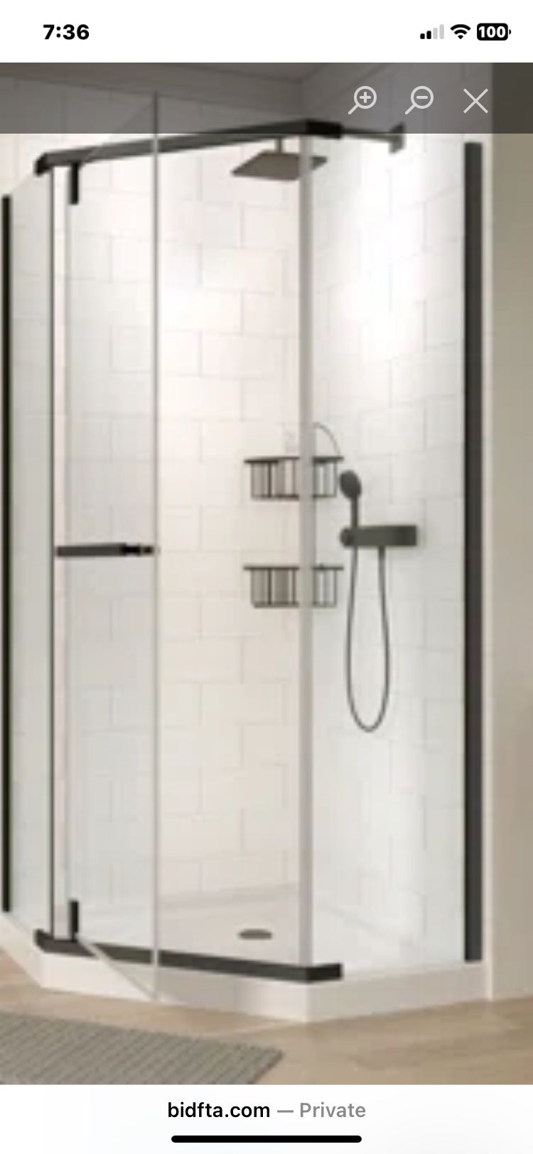 Glass Shower Enclosure 