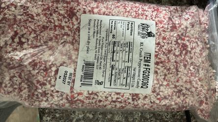 Caja de Caramelo de Menta Triturado King Leo – 10 Lbs Totales (2 Bolsas de 5 Lbs)