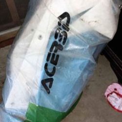 Acerbis dirtbike plastics Blue and white