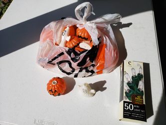 Pumpkin/ghost light set