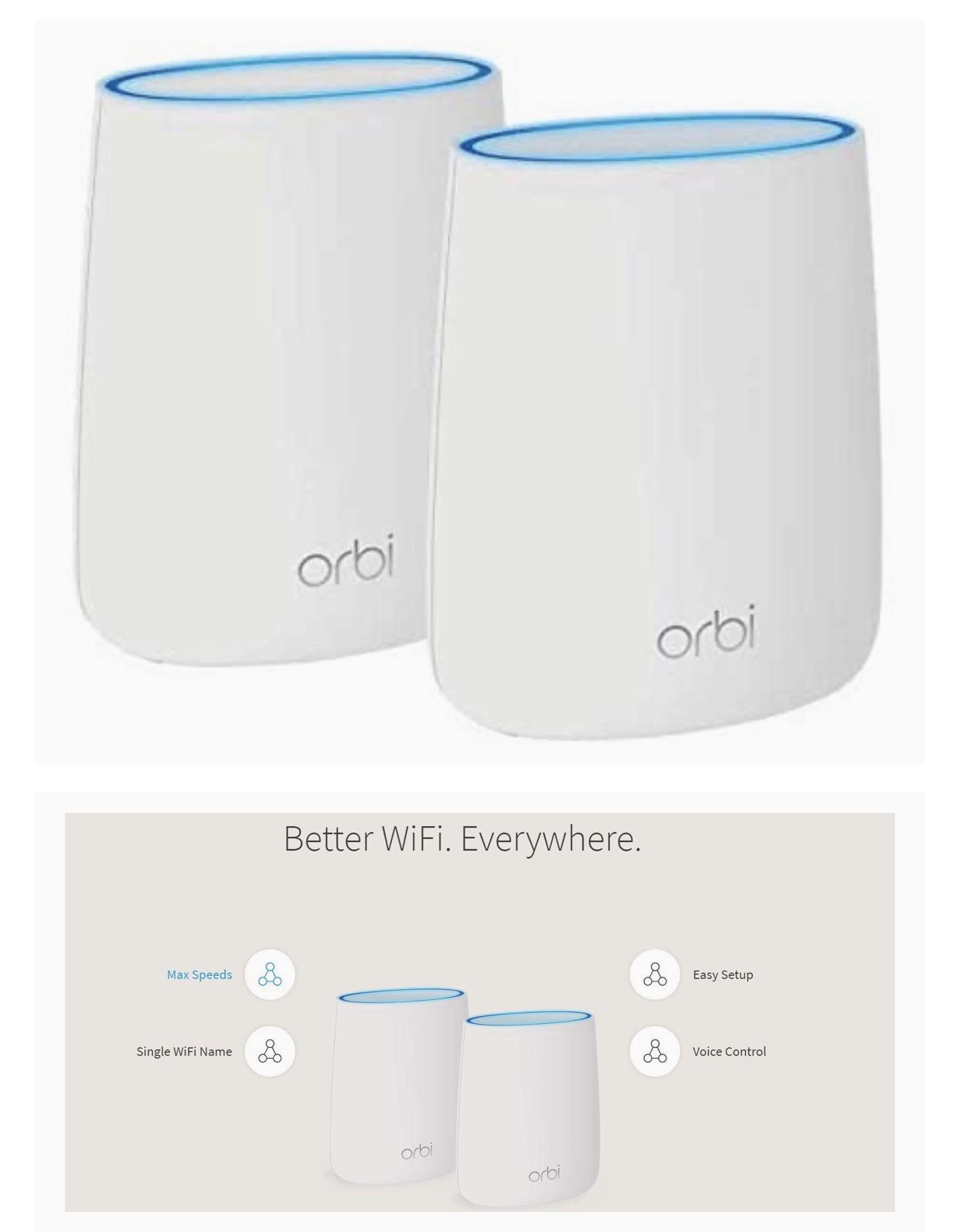 Orbi rbk50 speed Clearance