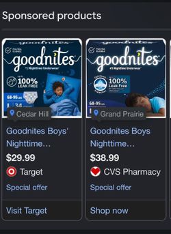 Goodnites Size L Diapers
