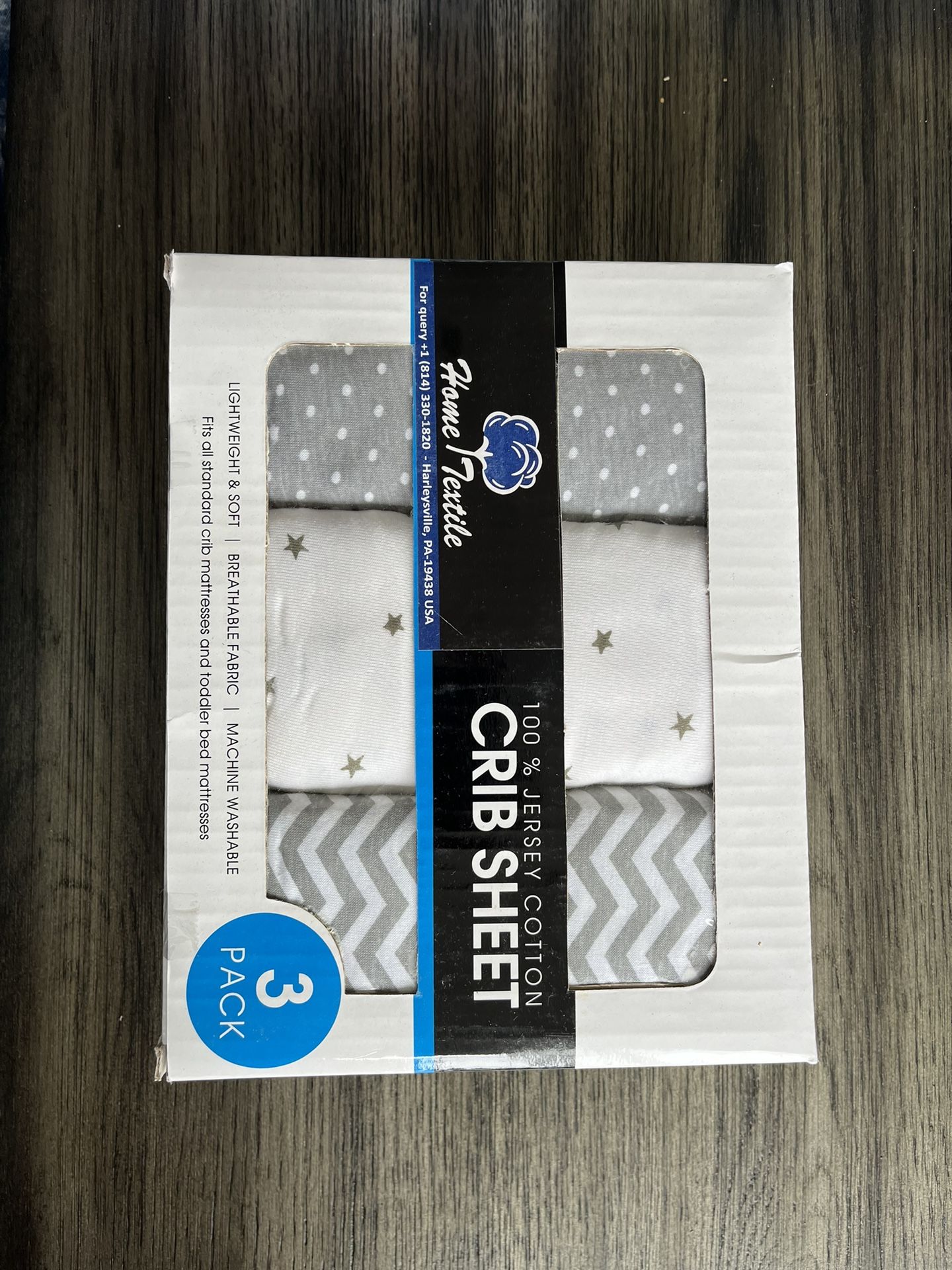Baby Crib Fitted Sheet 100% Cotton