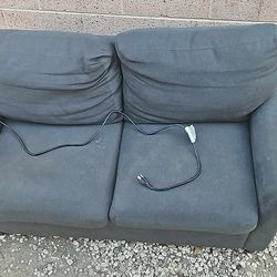 Couch with twin bed inside