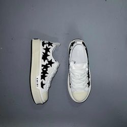 Amiri White & Black Stars Court Low