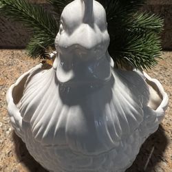 Rooster Ceramic Plant Holder 