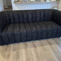 New Boucle Fabric.  New Boucle Fabric.  Black, Grey, Beige.  82x34x31H; 63x34x31H.  Free Delivery!