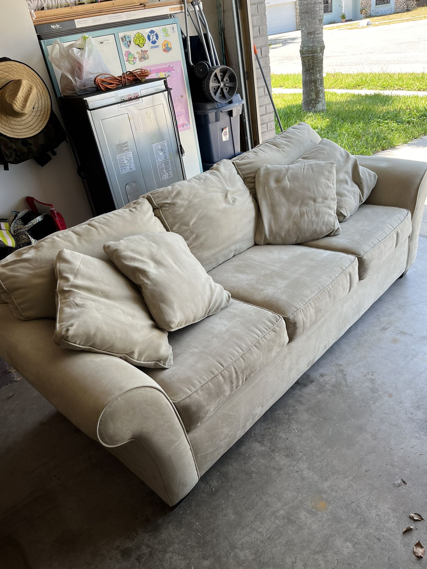 Fold Out Couch And Hutch For Sale