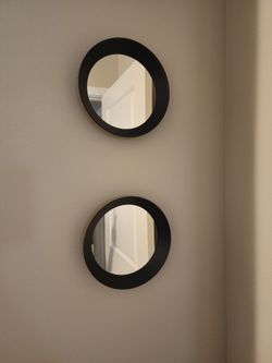 Set of 2 Ikea Langesund mirrors