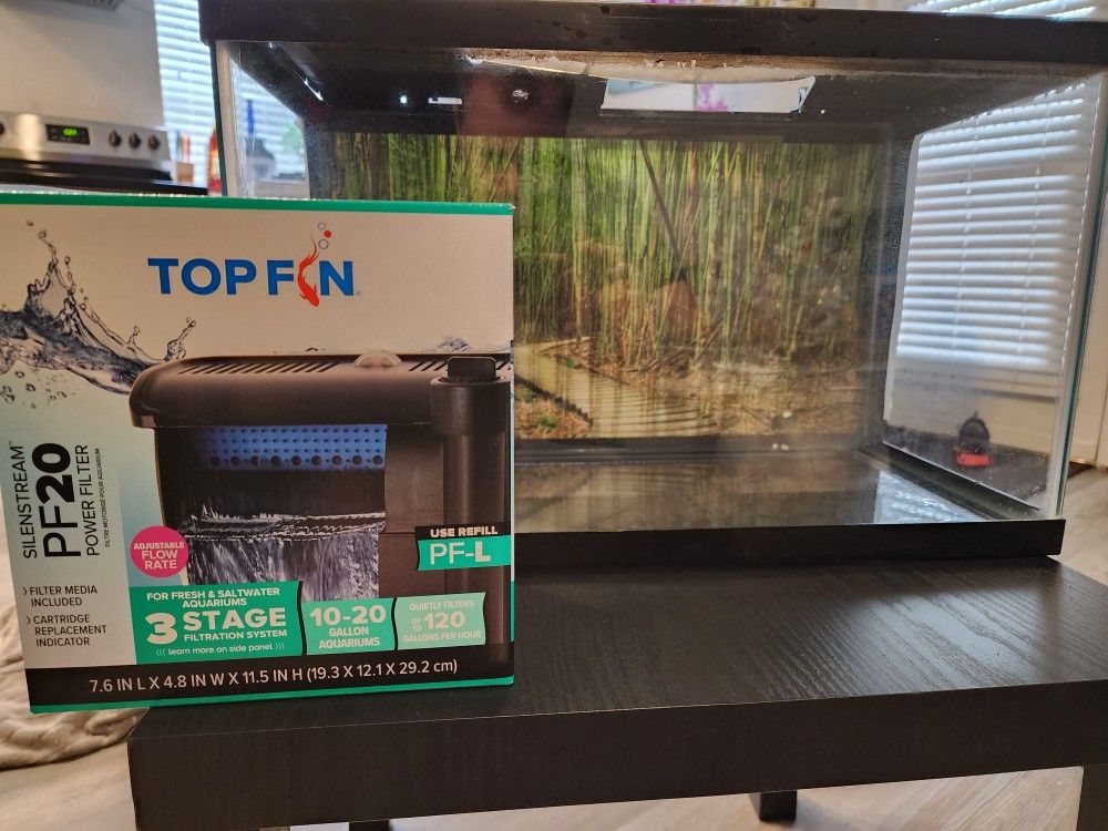 10 Gallon Aquarium With Filter