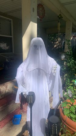 calavera que se mueve para halloween