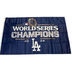 LA Dodgers 2024 World Series Champions 3×5 Flag 