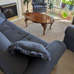 Complete Living Room Set – Couch, Love Seat, Complete living Room Set - Couch, Love Seat, Chair, Coffee & Side Tables – Priced Low