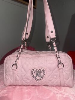Juicy Couture pink quilt bag