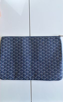 Goyard Senat MM Sky blue laptop sleeve 16’