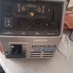 Honda generator EM 500 AC/DC