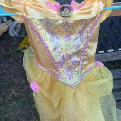 Yellow Princess Dress Size 4-6