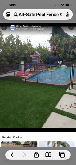 Pool fence