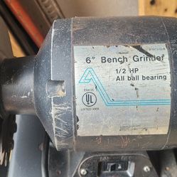 6" Bench Ginder - ½ HP