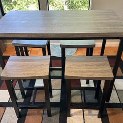 Bar Height Table And Stools