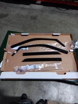 2000-2013 Dodge Ram 1500 Crew Cab Sidewindow Deflectors