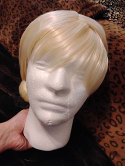 Yellow Blonde Wig With Bun 