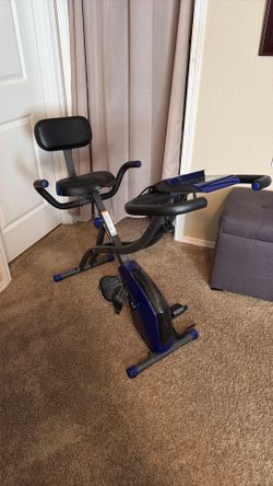 Stationary bike maybe sat on five times.