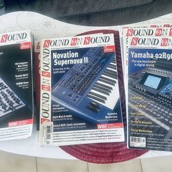 Vintage issues of (SOS) Sound on Sound magazines 1(contact info removed)