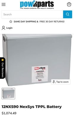 12NXS90 NexSys TPPL Batterys