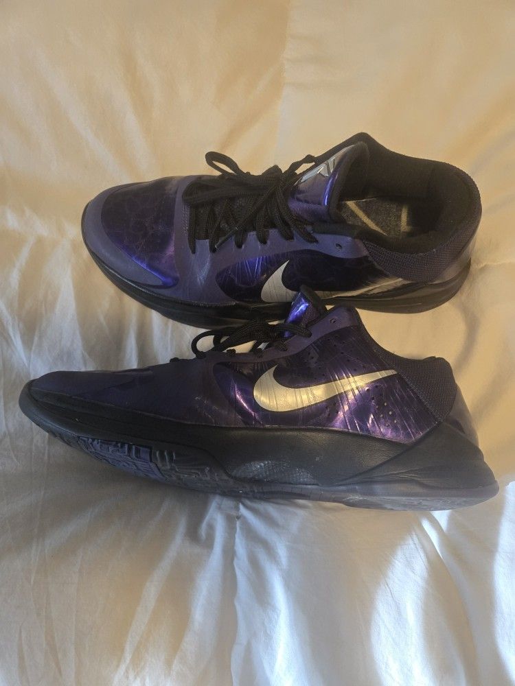 Purple Leather Kobe 5's